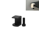 Özel 3D Baskı Mengene (Modüler Masa Düzenleyiciler Kablo Tutucu, Bardak Tutucu, Kalemlik, Tepsi, Kulalık Askısı, Telefon Tutucu, 2'li Askı Için Ek Aparattır!) (siyah)
