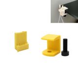 Özel 3D Baskı Şarj vb Kablo Tutucu Modüler Masa Düzenleyici Tak Çıkar Düzenleyici (Ebat: 3,5cm x 5cm (Sarı)