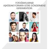 Özel Ahşap Dikiz Ayna Süsü, Karikatür Portre Tasarımlı, Aile Temalı - Standart