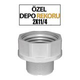 Özel Depo Rekoru 2 X 1/4 İnç