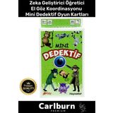 Özel Eğitici Zeka Geliştirici Öğretici Eğlence Aile 55 Parça Mini Dedektif Hayvanlar Oyun Kartı