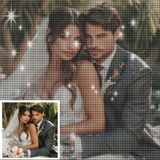 Özel Elmas Boyama Kişiselleştirilmiş Elmas Sanatı Yetişkinler için Kişiselleştirilmiş Fotoğraf Kitleri, Kendi Elmas Resminizi Oluşturun Rakamlarla Özel Boya Ev Dekoru için Tam Matkap Nakış Resmi 30x40