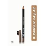 Özel Fırça Kapaklı Kaş Kalemi (Açık Kahverengi) - Eyebrow Pencil - 401 Beıge - 8690604109418