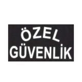 Özel Güvenlik Yazısı Sırt Arması Nakış Işleme Arma Peç 15x25 Cm Beyaz - Siyah