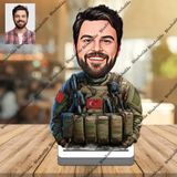 Özel Harekat Uzmanı 3d Ahşap Biblo,sevgiliye Hediye,doğum Günü