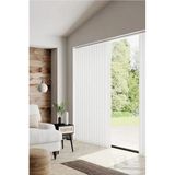 özel jaluzi Beyaz Kumaş Dikey Perde 240x260 cm Döndürülebilen Tam Açık Kapalı, 470