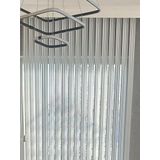 özel jaluzi Beyaz PVC Dikey Perde 100x200 cm Döndürülebilir Işık Kontrollü, 462