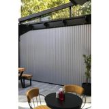 özel jaluzi Gri Pvc Dikey Perde Döndürülebilen 190x200, 458