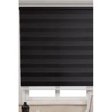 özel jaluzi Özel Jaluzi Siyah Bambu Kumaş Zebra Stor Perde Etek Dilimsiz 1. Kalite 200x220, 496