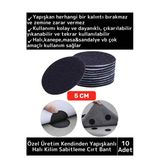 Özel Kendinden Yapışkanlı Yıkanabilir Tekrar Kullanılabilir Halı Kilim Kaydırmaz Cırt Bant 10 Adet