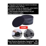 Özel Kendinden Yapışkanlı Yıkanabilir Tekrar Kullanılabilir Halı Kilim Kaydırmaz Cırt Bant 20 Adet