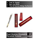 Özel Kutulu Yeni Nesil Yüz Hassas Bölge Kullanım Hızlı Rahat Metal Dayanıklı Hacamat Kalemi 2 Ad