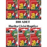 Özel Lastik Harita Çivisi Raptiye 100 Adet , Pano Çivisi 800 152