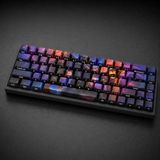 Özel Lol Odyssey Aatrox 68 Tuş Pbt Cherry Profil Boya Süblimasyon Yan Baskılı Mekanik Klavye Keycaps Seti - Çok Renkli
