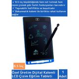 Özel Model Dijital Kalemli Çocuk Eğitim Tableti Grafik Ders Not Ödev Resim LCD Writing Tablet Mavi