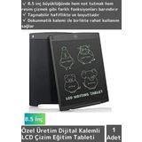 Özel Model Dijital Kalemli Çocuk Eğitim Tableti Grafik Ders Not Ödev Resim LCD Writing Tablet Siyah