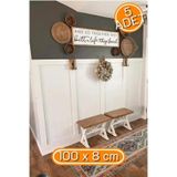 Özel Mutfak Koridor Salon Tasarım Iskandinav Çıta1 Paket 5 Adet 8 100 Cm Mdf Duvar Çıtası
