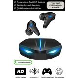 Özel RGB Işıklı K55 Tws Pro Extra Bass Mikrofonlu 3D Stereo Ses Bluetooth Kablosuz Oyuncu Kulaklık