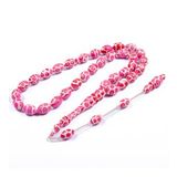Özel Seri Arpa Kesim 12x8 mm Katalin Sistem Püsküllü Tesbih