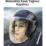 Özel Seri Dayanıklı Motosiklet Kaskı Yağmur Kaydırıcı