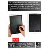 Özel Seri Dijital Kalemli Çocuk Eğitim Tableti Grafik Ders Not Ödev Resim LCD Writing Tablet Beyaz