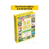 Özel Seri El Göz Koordinasyon Görsel Algı Geliştirici Hayvan İsimleri Öğretici İlk 50 Hayvan