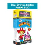 Özel Seri Görsel Algı Zeka Hafıza Geliştirici Eğlenceli Eğitici Grup Takım Oyunu Farkı Bul