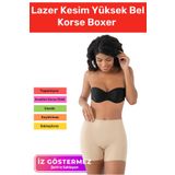 Özel Seri İz Göstermeyen Toparlayıcı Sıkılaştırıcı Şekillendirici Lazer Kesim Yüksek Bel Korse Boxer