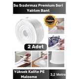 Özel Seri Premium Su Geçirmez Sızdırmaz Lavabo Küvet Yağ Nem Küf Önleyici 3.2M 2 Adet Izolasyon Bant