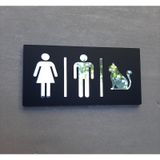 Özel Seri WC Yönlendirme Tabelası