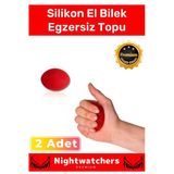 Özel Silikon Stres Topu El Egzersiz Fizik Tedavi Topu El Bilek Parmak Güçlendirme Topu - 2 Adet