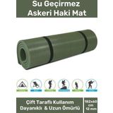 Özel Su Geçirmez 182x60cm Hafif Pratik Dayanıklı Isı Yalıtım 12mm Kalınlık Köpük Askeri Haki Mat