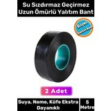 Özel Su Geçirmez Sızdırmaz Yanmaz Ekstra Güçlü Yapışkanlı Eriyen Kauçuk Yalıtım Bandı - 2 Adet