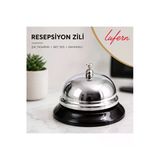 Özel Tasarım Gümüş Metal Resepsiyon Zili Masa Üstü Çağrı Otel Kafe Restoran Servis Net Sesli Danışma