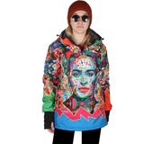 Özel Tasarım Kadın Snowboard Montu, Snowsea SS7938 Kayak Montu - 2XL - Kırmızı
