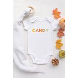 Özel Tasarım Lisanslı CAndy Bebek Body Beyaz Anne Baba Bebek Badi Zıbın, 3 Yaş