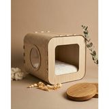 Özel Tasarım Luna MDF Kedi Evi