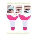Özel Tasarım Silikon Göz Makyajı Yardımcısı Maskara Eyeliner Kirpik Yüz Maskesi Krem Serum