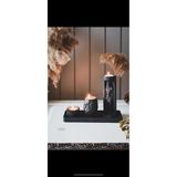 Özel Tasarım Siyah Antik Anubis Tealight Soya Wax Mumluk Vazo Tepsi Takımı Hediyelik Dekoratif - 1 Adet