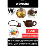 Özel Tasarım Yıkanabilir Minimalist Taşınabilir Bitki Çayı Demleme Süzgeci Çaydanlık Modeli