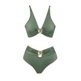 Özel Tasarım Yüksek Bel Bikini Takım