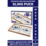 Özel Tasarım Yüksek Kaliteli Eğlenceli Refleks Geliştirici "Hızlı Sapan" Masa Oyun Takımı Slıng Puck