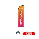 Özel Tasarımlı Yelken Bayrak 75x300cm (Sadece Bayrak)