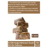 Özel Üretim %100 Doğal Losyon&peeling Yüz Cilt Saç Vücut Için Bitkisel Siyah Afrika Sabunu 3 Adet