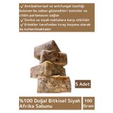 Özel Üretim %100 Doğal Losyon&peeling Yüz Cilt Saç Vücut Için Bitkisel Siyah Afrika Sabunu 5 Adet