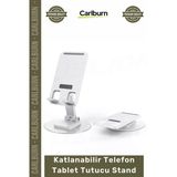 Özel Üretim 360 Derece Döner Mekanizma Portatif Kaymaz Katlanabilir Telefon Tablet Tutucu Stand