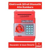 Özel Üretim Abs Plastik Pilli Otomatik Kağıt Bozuk Para Elektronik Şifreli Atm Kumbara