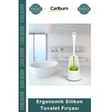 Özel Üretim Antibakteriyel Esnek Modern Hijyenik Standlı Tasarım Ergonomik Silikon Tuvalet Fırçası
