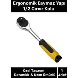 Özel Üretim Ayarlanabilir Dayanıklı Paslanmaya Karşı Koruma Ergonomik Kaymaz Yapı 1/2 Cırcır Kolu
