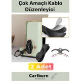 Özel Üretim Bilgisayar Notebook Şarj Kablosu Mutfak Çok Amaçlı Kablo Sarma Düzenleyici 2 Adet